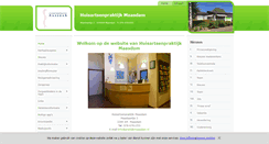 Desktop Screenshot of praktijkmaasdam.net